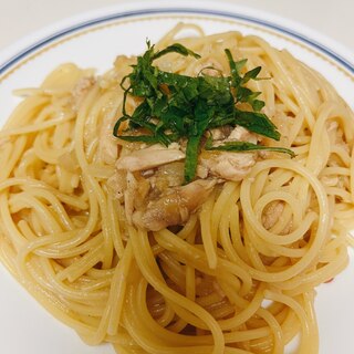 和風  新玉ねぎツナパスタ